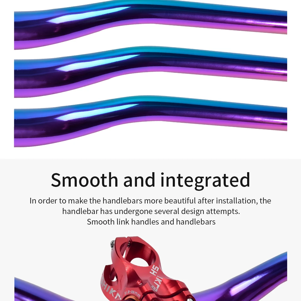 Цветной руль для велосипеда, руль для горного велосипеда, руль для шоссейного велосипеда с покрытием, руль 750 мм* 31,8 мм, руль для велосипеда