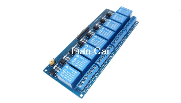 

Free shipping 8 channel 8-channel relay control panel PLC relay 5V module for arduino hot sale in stock.8 road 5V Relay Module