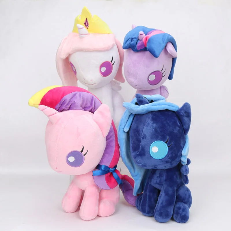 23-27 см My Little Pony Toys friendness is Magic Twilight Sparkle принцесса Луна Cadance принцесса Celestia плюшевые мягкие куклы