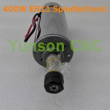 1 шт 400 W 0.4KW ER11 цанговый патрон с воздушным охлаждением охлаждения мотор шпинделя Макс. 12000 об/мин для Гравировальный фрезерный станок с ЧПУ