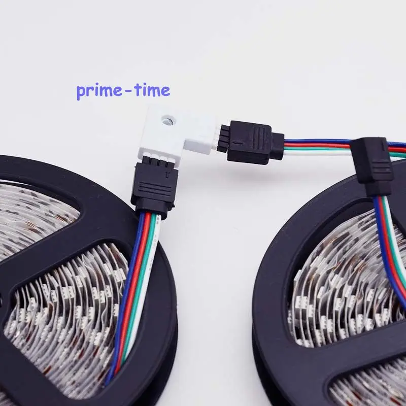 10 шт. 4 контакта для светодиодной ленты 3528 5050 RGB|connector for led|l connectorconnectors strip led |