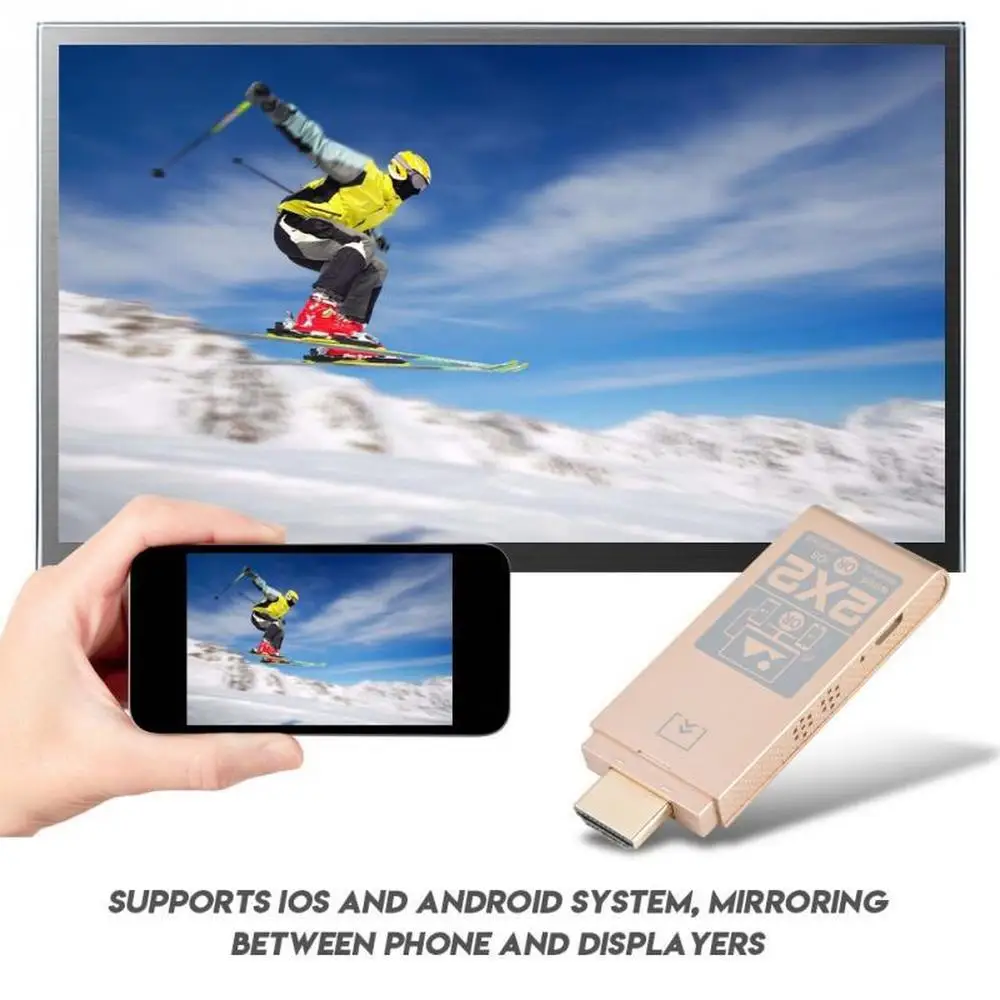

Top Deals Wireless WiFi HDMI Display Dongle 2.4GHz TV Stick 1080p HD Mobile Computer Miracast Airplay Adapter