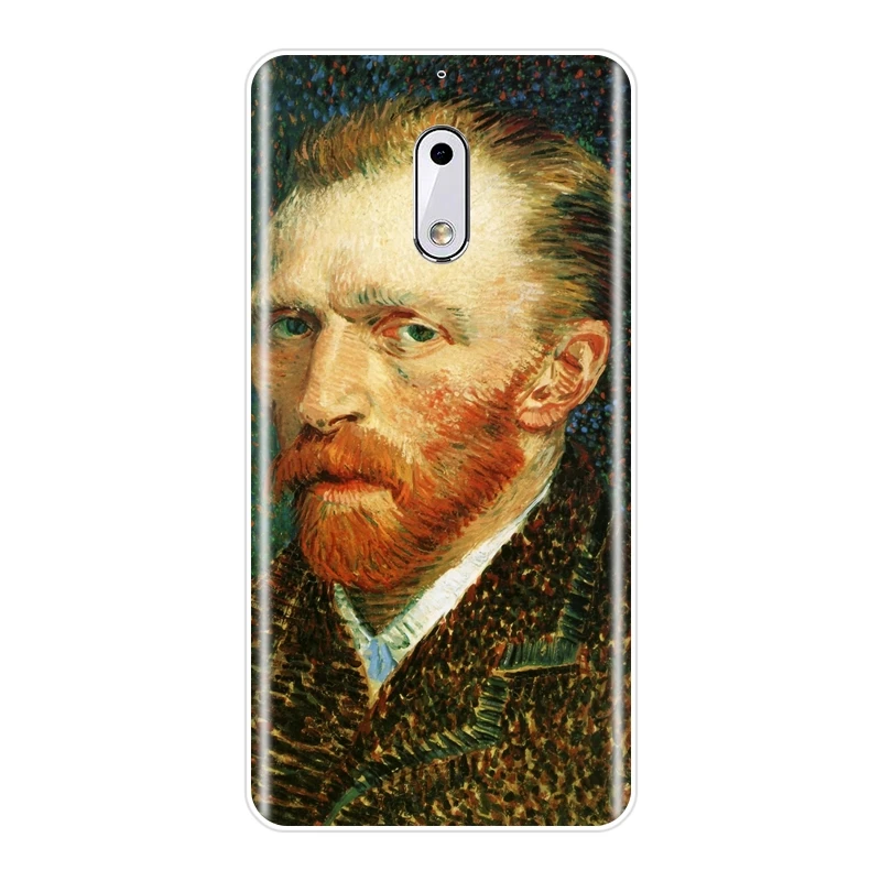 Мягкий чехол для телефона с рисунком Ван Гога Nokia 7 Plus X6 Nokia2 Nokia3 Nokia5 Nokia6