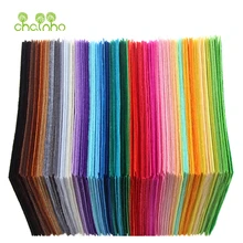 Chainho, tela de feltro não tecida/espessura de 1mm/pano de poliéster do pacote da decoração da casa para bonecas & ofícios de costura/40 pces 15cm * 15cm