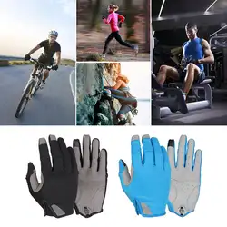 Горный велосипед Спорт на открытом воздухе Полный палец Сенсорный экран перчатки ветрозащитный Теплый Для мужчин и Для женщин Высокое