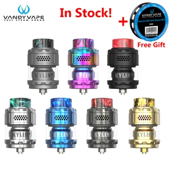 

Original Vandy Vape Kylin M RTA Tank 3ml/4.5ml Top Honeycomb Airflow Electronic Cigarette Atomizer Large Build Deck Vaporizer