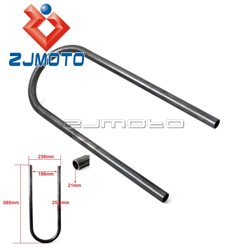 236mm Wide Universal Motorcycle Long Rear Seat Hoop Loop Frame For