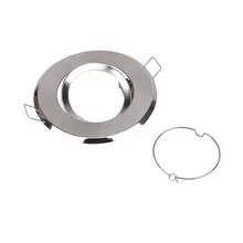 2pcs MR16 Точечный светильник Монтажный кронштейн для углубления светодиодный/галогенный светильник-серебро Прямая поставка