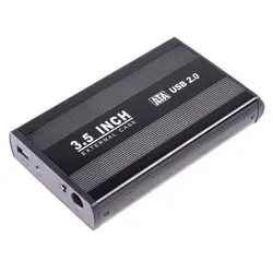 3,5 "3,5 дюймов USB HDD SATA жесткий диск Корпус картридж чехол с США штекер