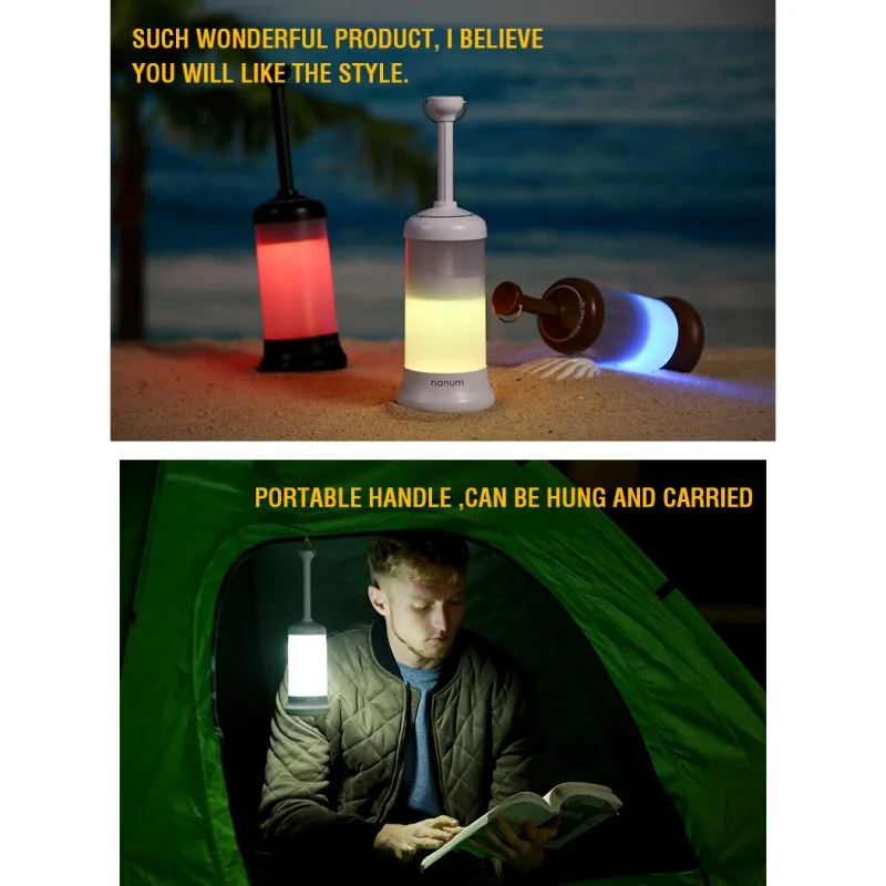 

Portable 1.5 W 5 V Mode LED Vehicle Car Travel Light Waterproof Lantern Camp Night Light 8 X 20 CM