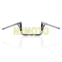 Chrome Ape Clubman 1" Rise мотоциклетные Руль управления для мотоциклов 32" широкий конус Ручка Бар Harley Sportster Touring Softail FLST FXST