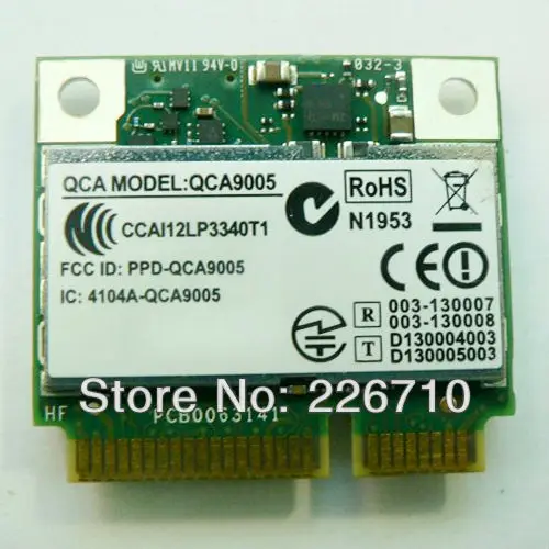 DW1601 QCA9005 8V256 WiGig 802.11AD 7 Гбит/с PCI-E Половина мини Беспроводной карты для Dell Latitude 6430u E6430 E5440 E7240 XPS ноутбуки