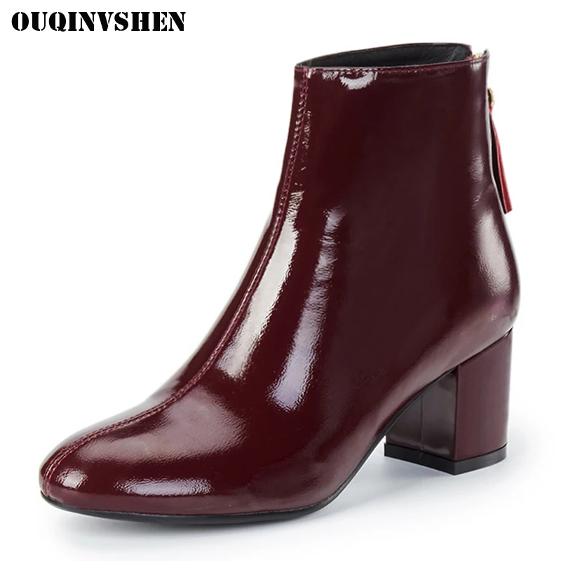 boots with square heel