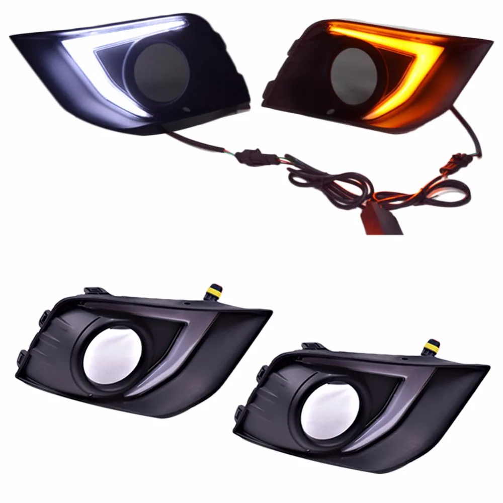 

2PCS For Mitsubishi ASX Front Fog Lamp Daytime Running Lights Modified Fog Lights Car Signai Lamp