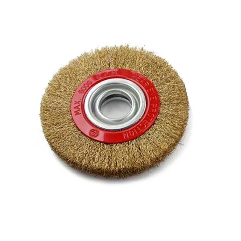 

5X Wire Brushes 125mm Stainless Steel Wheel Brushes Die Grinder Rotary Electric Tool For Bench Grinder