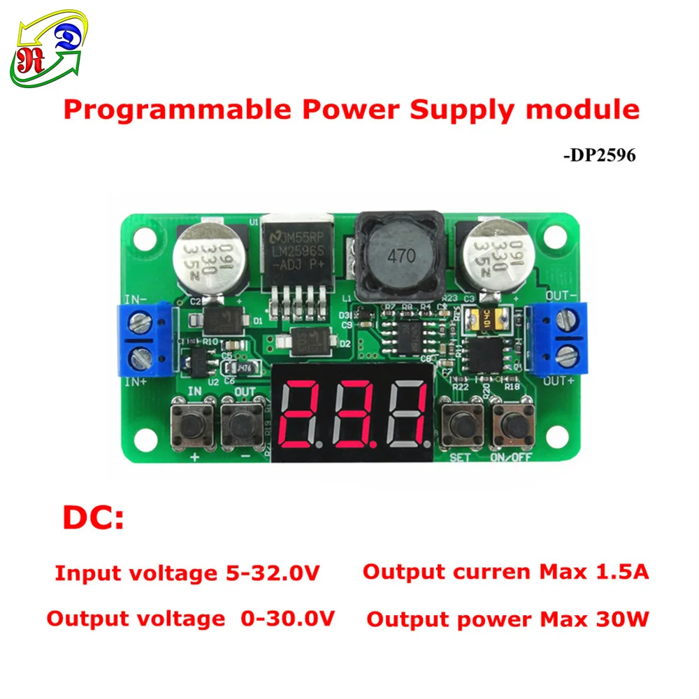 RD LM2596 Constant Voltage Step down Programmable Power Supply buck