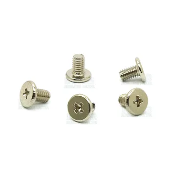 

500pcs/lot M2*2/3/4/5/6/7 Head diameter 6*0.6 Thin head / wafer head phillips machine screw steel nickel plated CM2