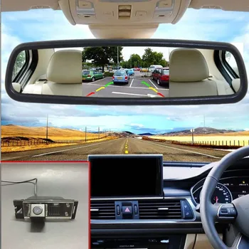 

2in1 Parking Assistance 5'' TFT LCD Screen Car Mirror Monitor For Hyundai ix35 2014~2015 with Car Reverse Parking Rear Camera