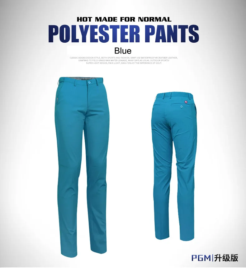 PGM, обновленный бренд, плюс, Мужские штаны для гольфа, полная длина, тонкий светильник, дышащие, комфортные, для спорта, отдыха, брюки, мужские, темно-синие, хаки, M, L, XL