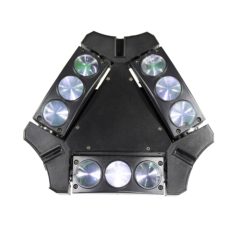 Высококачественный светодиодный светильник-паук 9X10 Вт с движущейся головкой RGBW 4в1, светильник для профессиональной сцены, вечерние, Свадебные мероприятия, светильник ing DJ