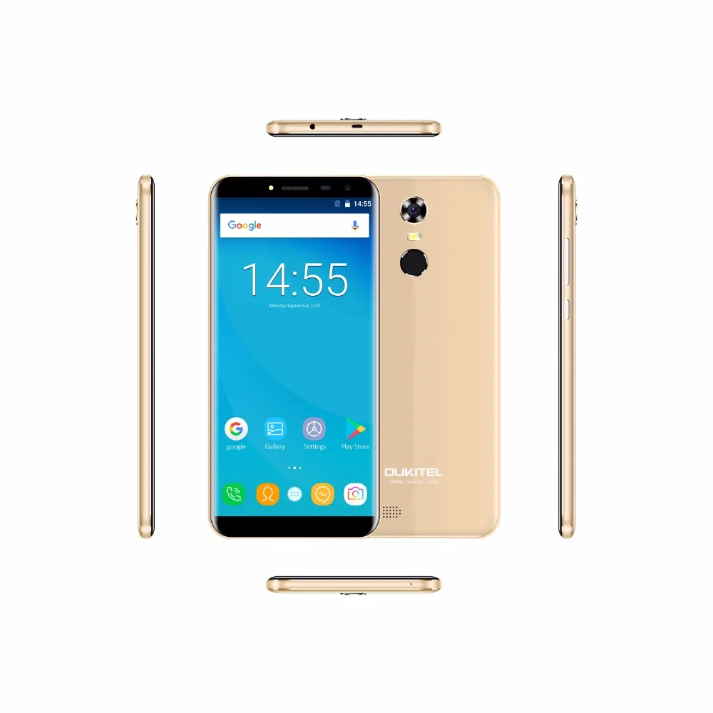 Oukitel C8 мобильный телефон 5 дюймов 18:9 HD Экран 4 ядра 2 Гб Оперативная память 16