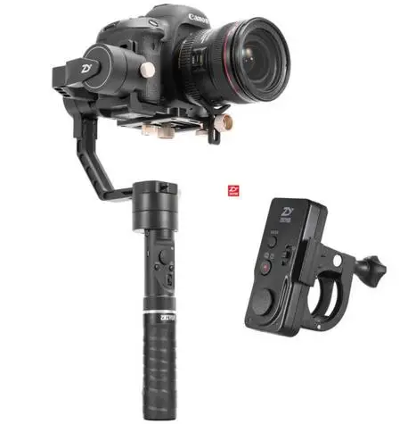 Zhiyun Crane plus 3-осевая карманная Камера шарнирный стабилизатор для видеосъемки POV режим для Nikon/Canon sony A7/цифрового фотоаппарата Panasonic LUMIX беззеркальных цифровых зеркальных фотокамер - Цвет: With remote control