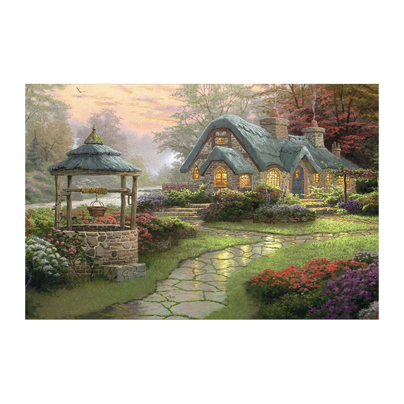 Peter ren Diamond embroidery Diy Diamond painting Dream house 3d Diamond mosaic icon square drill full rhinestone image crafts 