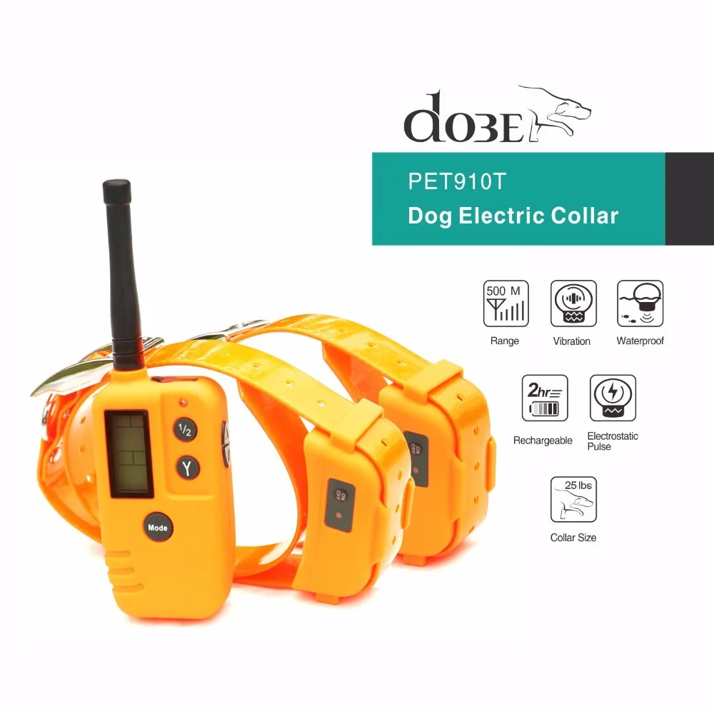 

Electric dog collar training waterproof remote static shock dog training collar no bark collar anti barking dog rechargeable