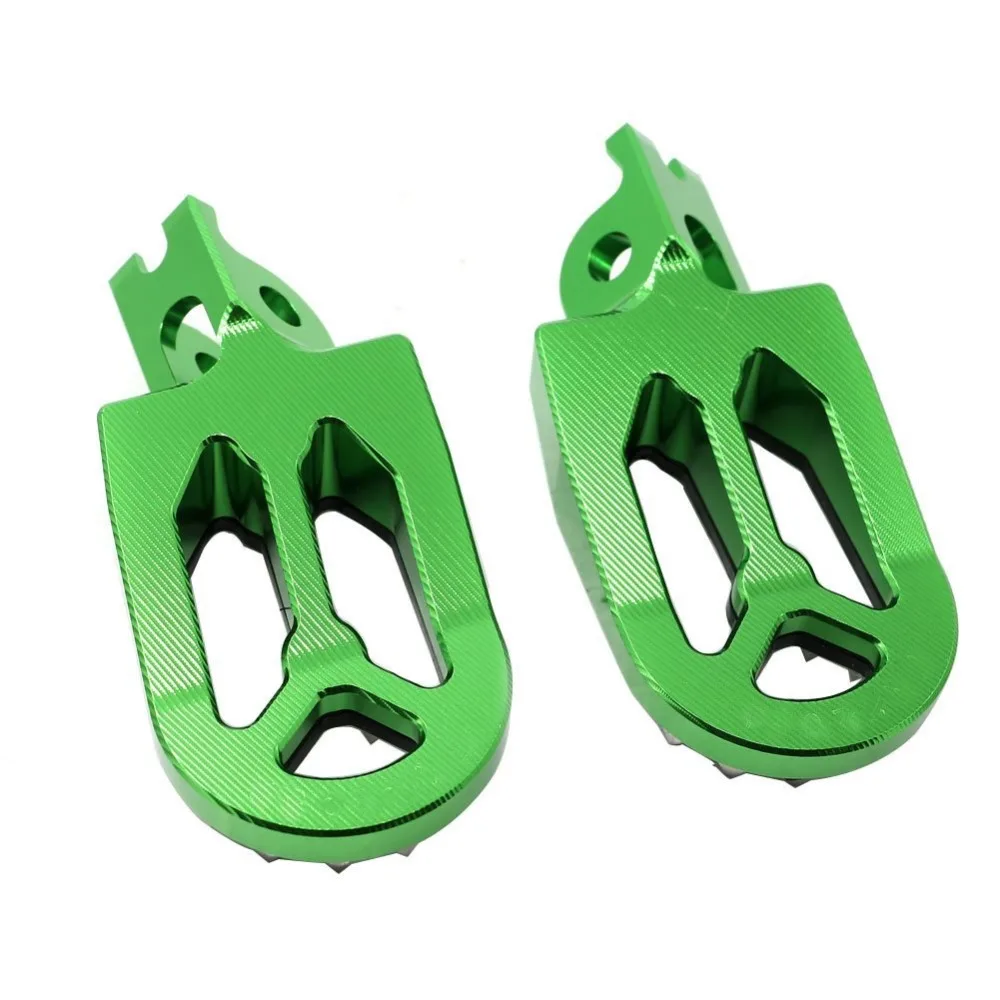 CNC MX подставка для ног Kawasaki KX250 KX250F KX450F KLX450 Dirt Bike Pit Footrests Peg Для Suzuki RMZ250 RM250|Подставки