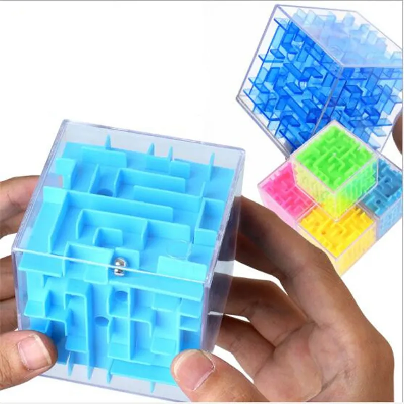 3D кубик головоломка лабиринт игрушки балансирующая ручная игра для взрослых