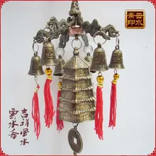 China light tower wind bell tower with six bells Meshach Wangcai angle most powerful bells