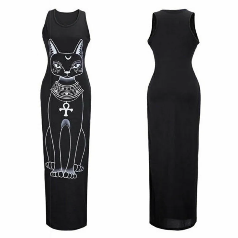 New Women Long Summer Dress Sleeveless Evening Party Club Dress Hot