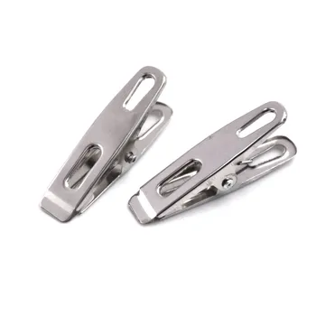 

20Pcs Stainless Steel Clothes Pegs Hanging Pins Clips Socks Underwear Drying Rack Holder Laundry Household Clothespins