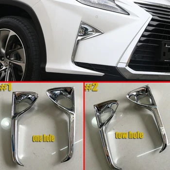 

For Lexus RX Class RX350 RX405h 2016-2018 ABS Chrome Front Fog Light Lamp Cover Trim