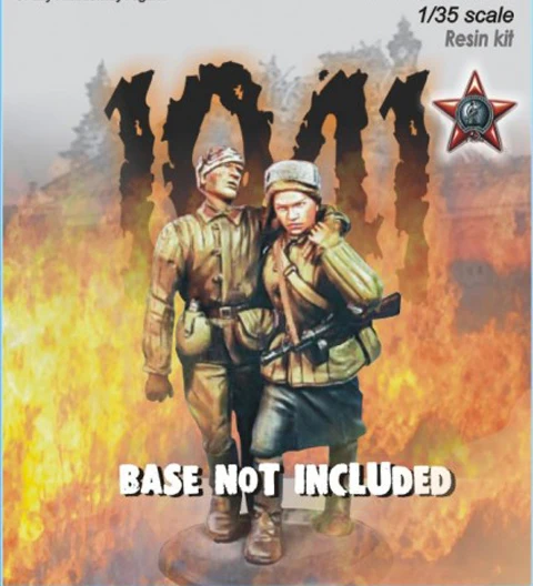 

1/35 Resin Figure Building Kit Soviet Soldiers Medical