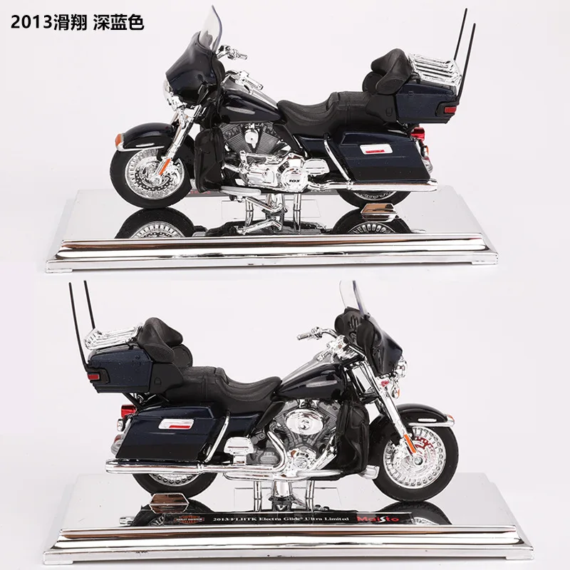 Maisto 1:18 Модель мотоцикла велосипед игрушка для Harley street 750 1980 FLT Тур Glide Road king специальный 1999 FLHR ROAD KING - Цвет: 2013 Blue