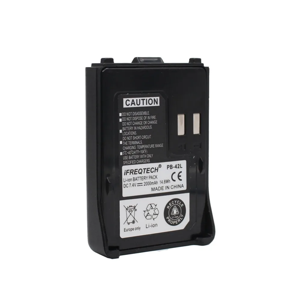 PB 42L PB42L 2000 мА/ч литий ионный аккумулятор Батарея для Kenwood радио TH F6 F6A F7 F7E|battery for