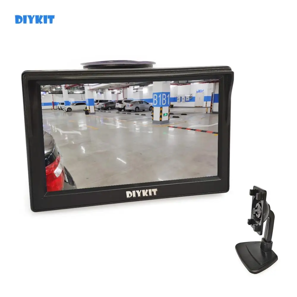 DIYKIT 5 дюймов Автомобильный монитор TFT ЖК-дисплей " HD цифровой 16:9 800*480 Экран 2 Way видео Вход для заднего вида Камера DVD/VCD/