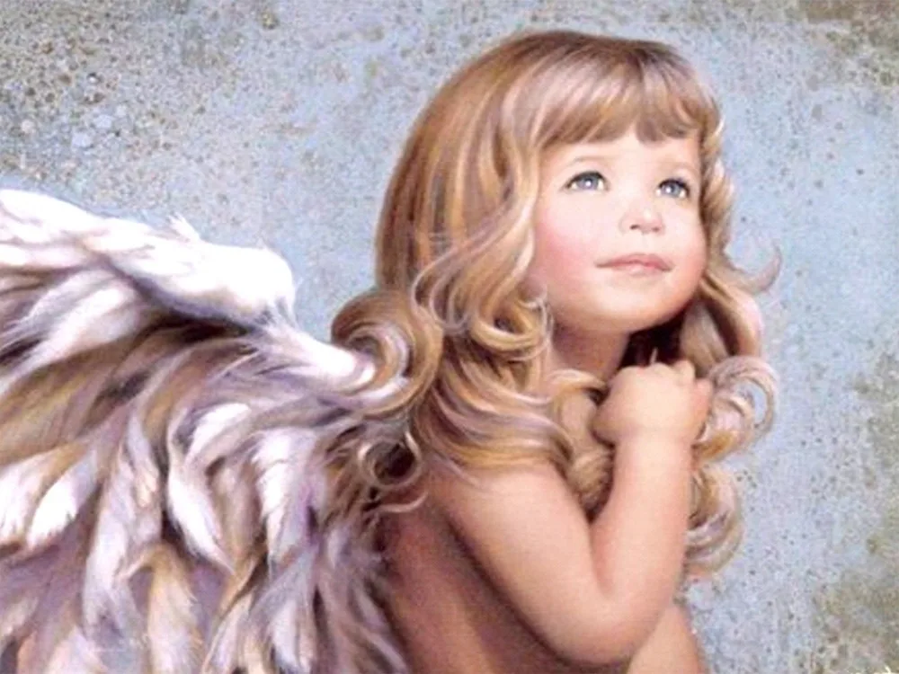 

diamond rhinestones mosaic angels children pictures kids gift room decoration full diamond painting square cross-stitch arts
