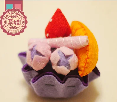 Lovely Cake puff Fabric Felt kit Non-woven cloth Craft DIY Sewing set Felt Handwork Material DIY needlework supplies