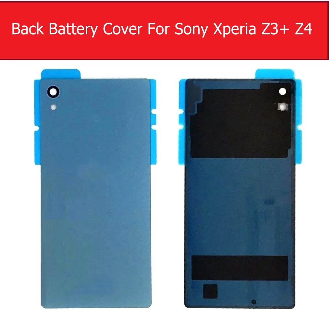 Задняя крышка батарейного отсека для sony Xperia Z4 Z3+/Z3 Plus E6553 E6533 SO-03G Задняя стеклянная крышка чехол+ 1 пленка бесплатно