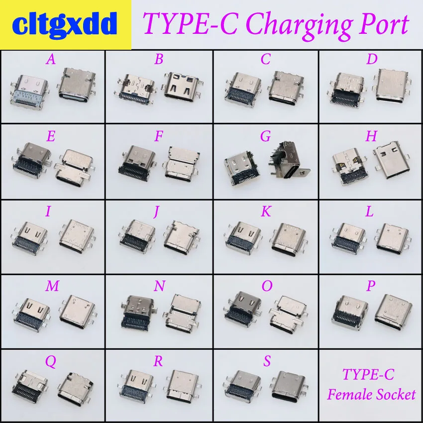 Cltgxdd тип разъем SMT разъем Micro usb type C 3,1 женский размещения микросхема для PCB дизайн DIY порт для зарядки