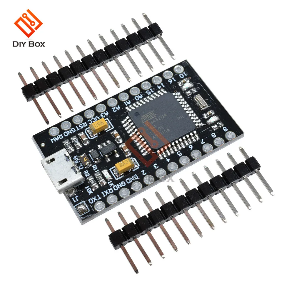 Pro Micro ATmega32U4 ATMEGA32U4-AU 3,3 В 8 МГц модуль USB контроллер Микроконтроллер плата для Arduino Nano с Загрузчиком