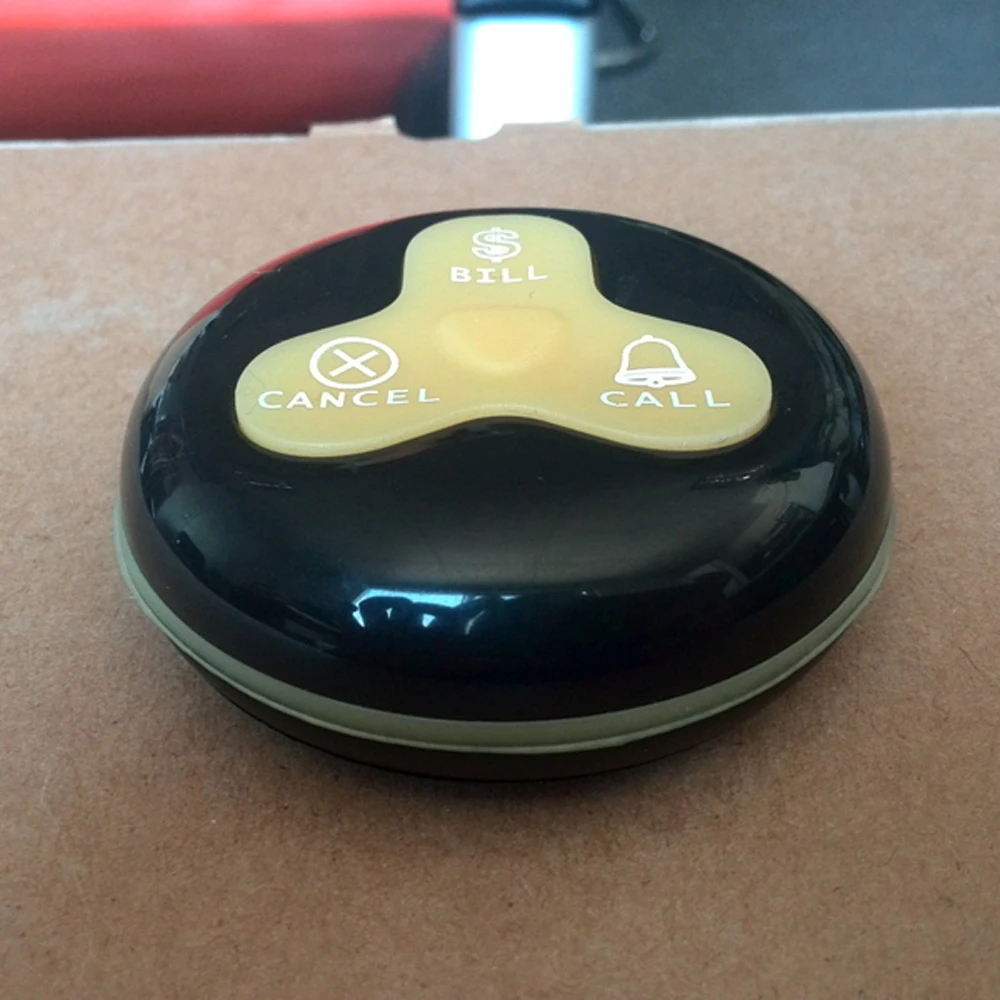 K-O3 black-yellow call button 