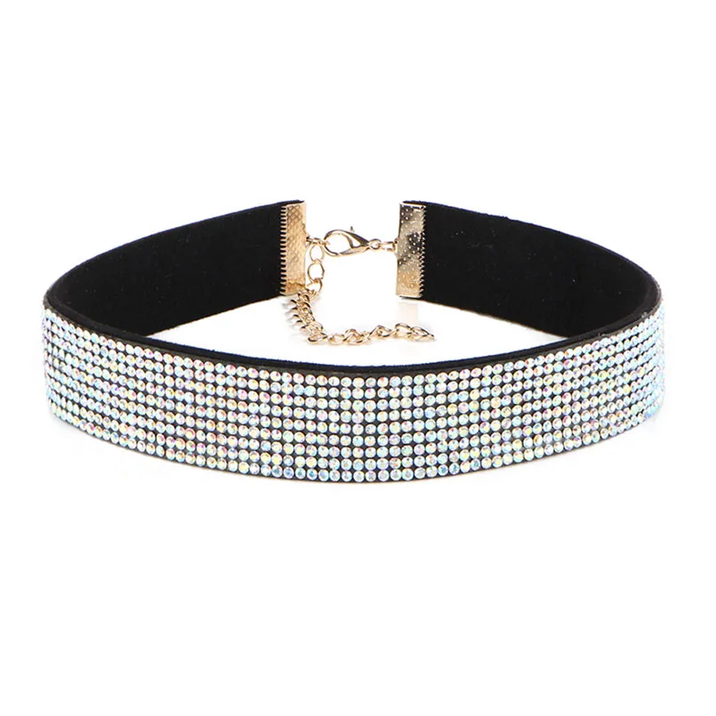 Ошейник для собак кошка кристалл Bling Rhinestone ошейники Регулируемый щенков поводок