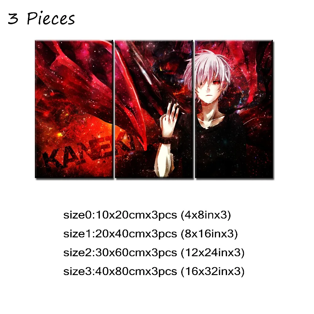 Modern Painting Canvas Hd Print Style Anime Tokyo Ghoul Poster Wall Art Home Decor 5 Panels Ken Kaneki Modular Picture Animeware Merch Online Modern Painting Canvas Hd Print Style Anime Tokyo Ghoul Poster Wall Art Home Decor 5 Panels Ken Kaneki Modular Picture Animeware Merch Online