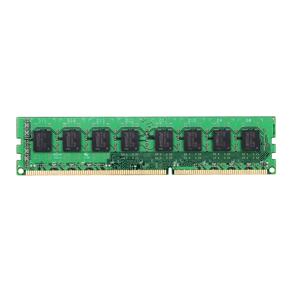  Crucial DDR3 PC3-12800S 4GB DDR3 1600MHz 2X4GB(8GB) 240-pin DIMM Desktop Memory Module