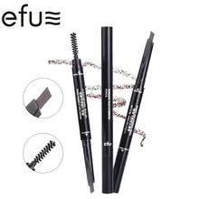 5 цветов 24 часа стойкий двуглавый карандаш для бровей 0,3 г Макияж глаз бренд EFU#7561-7565