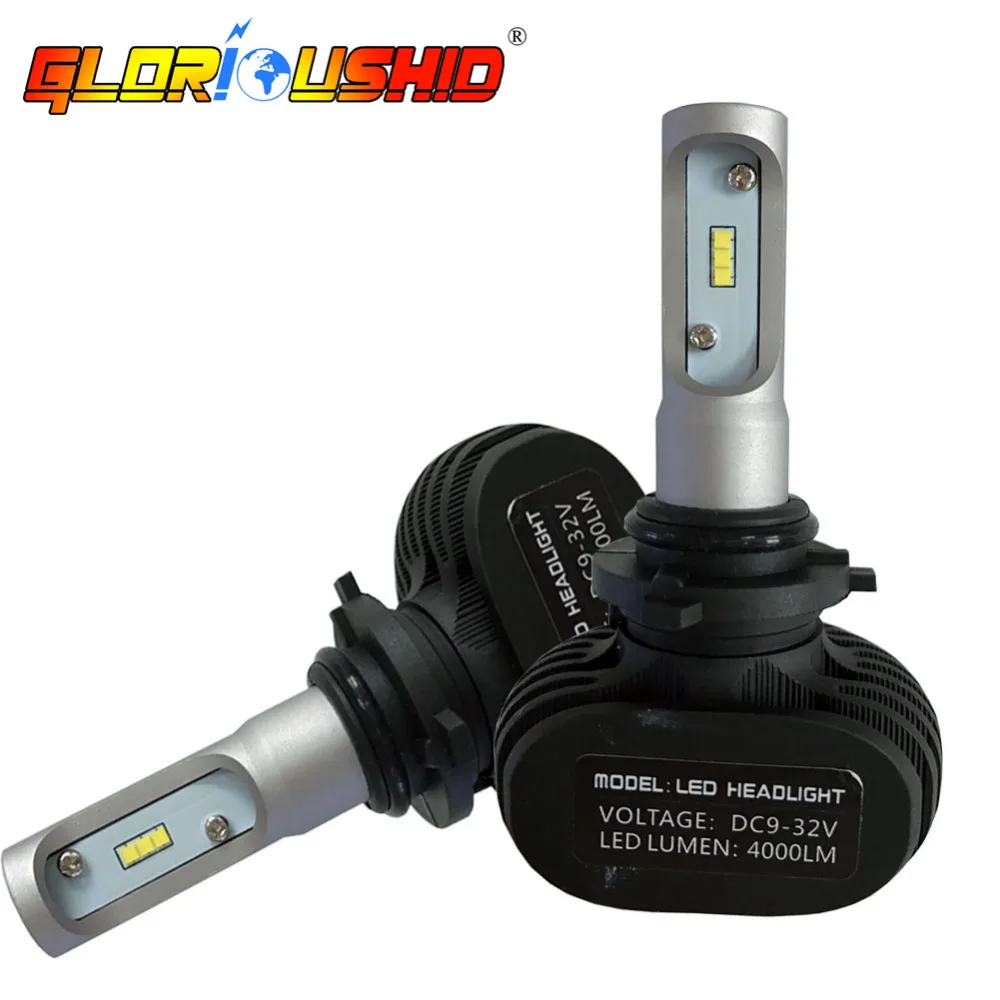 One Set Car Light Bulb 50W 8000LM 9006 HB4 LED Headlight CSP Chips Automobile Headlamp Bulb 6500k Car Styling led car headlight bulbs kit 9006 hb4 csp 50w 8000lm 6500k 12v single beam cree chips automobile headlamp fog light lamp