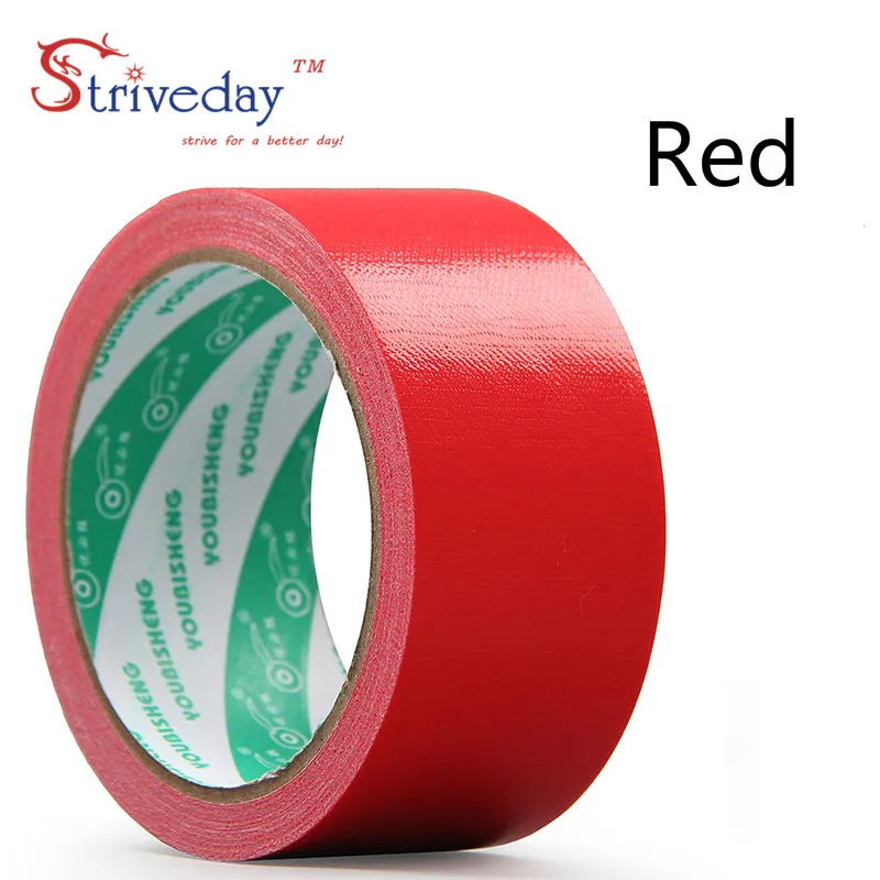 

45mm wide and 10 meters color Cloth base tape Single-sided Strong waterproof No trace High viscosity carpet tape Diy decoration